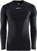 Craft 1906856 Pro Control Compression Tee LS Unisex - Black - XS - thumbnail