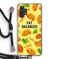 Eat Balanced: Samsung Galaxy A32 5G Transparant Hoesje met koord