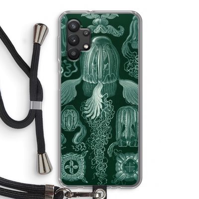Haeckel Cubomedusae: Samsung Galaxy A32 5G Transparant Hoesje met koord