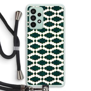 Moroccan tiles: Samsung Galaxy A52s 5G Transparant Hoesje met koord