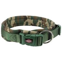 Trixie Premium Hondenhalsband - S/M: 35-42 cm x 15 mm - Bosgroen - thumbnail