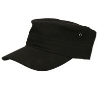 Militairy look rebel cap zwart