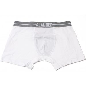 Alan Red Underwear Lasting Boxer (1 pack) White