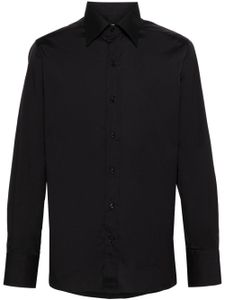 TOM FORD chemise en coton à manches longues - Noir