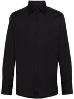 TOM FORD chemise en coton à manches longues - Noir - thumbnail