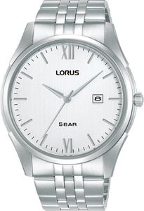 Lorus RH987PX9 Horloge staal zilverkleurig-wit 42 mm