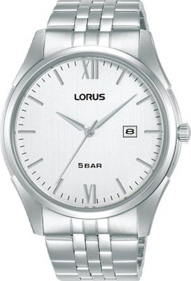 Lorus RH987PX9 Horloge staal zilverkleurig-wit 42 mm