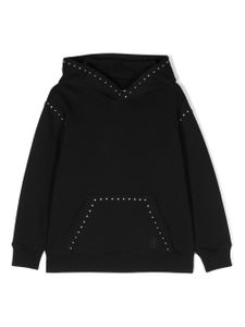 MM6 Maison Margiela Kids sweat à logo clouté - Noir