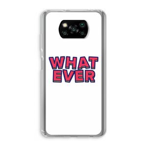 Whatever: Xiaomi Poco X3 Pro Transparant Hoesje