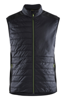 Blåkläder Gevoerde bodywarmer 38632030 | Zwart/High-Vis Geel | Maat XS - 7330509818244