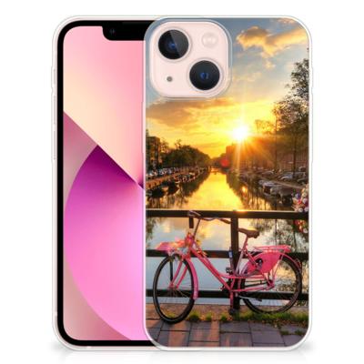 iPhone 13 mini | Silliconen Back Cover | Amsterdamse Grachten