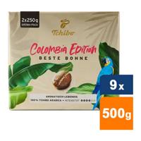 Tchibo - Beste Bohne Colombia Edition gemalen - 9x 500g (2x 250g)