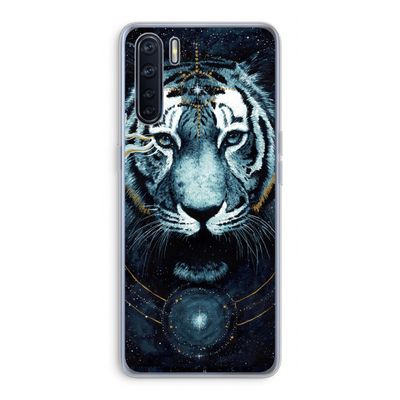 Darkness Tiger: Oppo A91 Transparant Hoesje