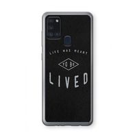 To be lived: Samsung Galaxy A21s Transparant Hoesje