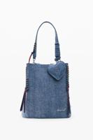 Kleine rugzak van denim met hart - BLUE - U