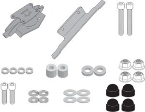 GIVI Extra aanbouwkit, Motorspecifieke bagage, 2139KIT
