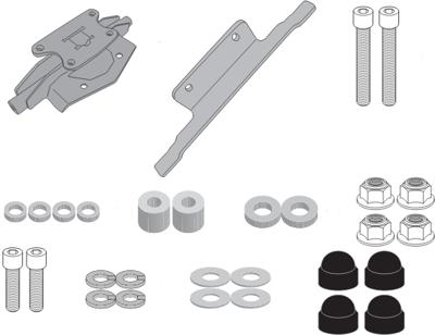 GIVI Extra aanbouwkit, Motorspecifieke bagage, 2139KIT