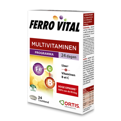 Ortis Ferro Vital Multivitaminen Tabletten