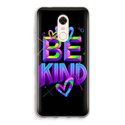 Be Kind: Xiaomi Redmi 5 Transparant Hoesje