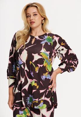 Yoek Tuniek flare ELODEA | Dark Red | Maat 46/48