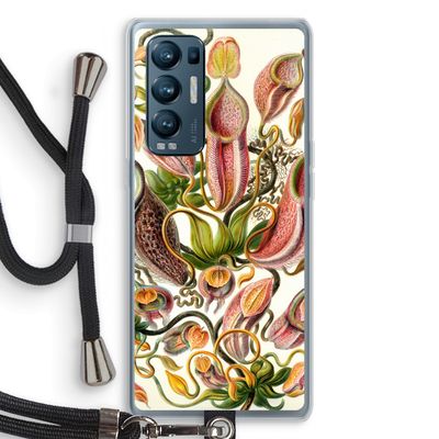 Haeckel Nepenthaceae: Oppo Find X3 Neo Transparant Hoesje met koord