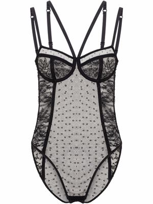 Dolce & Gabbana soutien-gorge en dentelle à balconnets - Noir