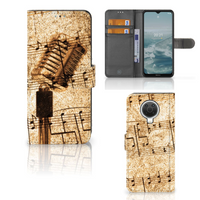 Nokia G10 | G20 Telefoonhoesje met foto Bladmuziek - thumbnail