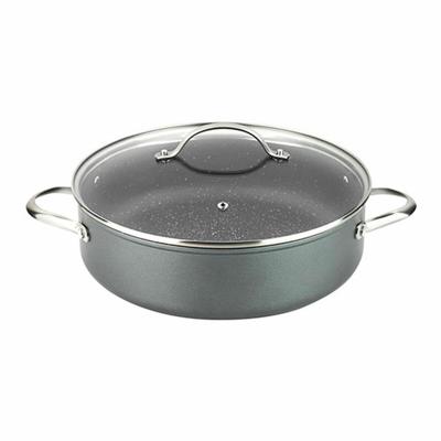 Kookpot met Deksel Fagor Grijs Ø 28 cm Gehard aluminium