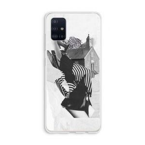 House: Galaxy A51 4G Transparant Hoesje