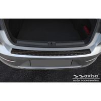 Zwart RVS Bumper beschermer passend voor Volkswagen Arteon Shooting Brake 2020- 'Ribs' AV245291