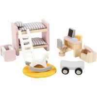 VIGA meubilair voor poppenhuis, de kinderkamer, afm 2x2x7,5 cm, 8 onderdelen/ 1 set