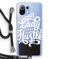 Hustle Lady: Xiaomi Mi 11 Lite Transparant Hoesje met koord
