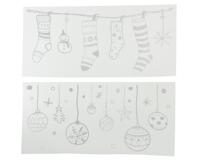 Raamdecoratie sticker kerstsfeer Raamdecoratie sticker kerstsfeer