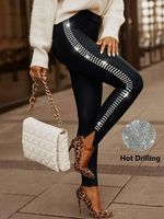 Hot Drilling Tight Casual Leggings - thumbnail