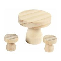 Creativ Company Houten mini meubelset, 3dlg.