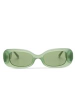 Linda Farrow x Nima Benati lunettes de soleil ovales Lola - Vert - thumbnail