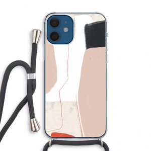 Lava: iPhone 12 mini Transparant Hoesje met koord