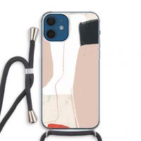 Lava: iPhone 12 mini Transparant Hoesje met koord
