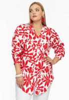 Yoek Oversized blouse ANNA | Rood | Maat 38/40