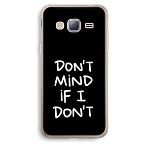 Don't Mind: Samsung Galaxy J3 (2016) Transparant Hoesje