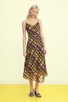 Midlange jurk met bandjes - GREEN - L