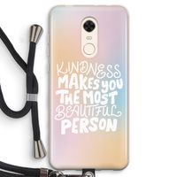 The prettiest: Xiaomi Redmi 5 Transparant Hoesje met koord