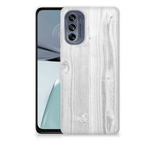 Motorola Moto G62 5G | Bumper Hoesje | White Wood
