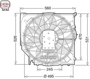 Koelventilator DER05008