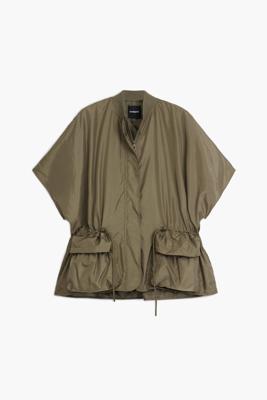 Verstelbare nylon poncho - GREEN - U