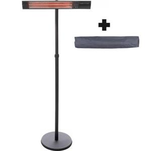 Sunred - COMBIDEAL - Heater & Hoes - Dark lijn - Zwart - Staand model