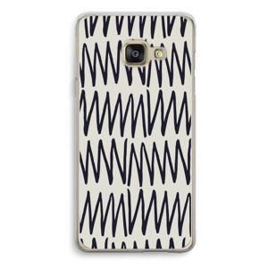 Marrakech Zigzag: Samsung Galaxy A3 (2016) Transparant Hoesje