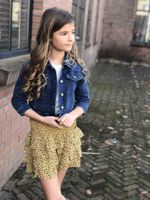 Like Flo Meisjes rok laagjes ruffel - Panter - thumbnail