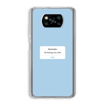 Reminder: Xiaomi Poco X3 Pro Transparant Hoesje