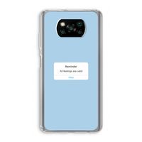 Reminder: Xiaomi Poco X3 Pro Transparant Hoesje